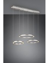 Sospensione 3 Anelli Led Dimmer Nichel Dimmer Morrison Trio Lighting