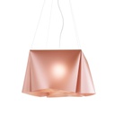 Sospensione 3 Luci Copper in Metallo Cromato Cm. 59 x 31h