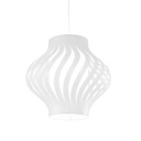 Sospensione Bianco in Plastica Bianco Cm. 40 x 39h