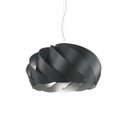 Sospensione Nero in Metallo Cromato Cm. 55 x 35h