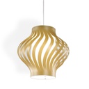 Sospensione New Gold in Plastica Bianco Cm. 40 x 39h