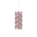 Sospensione Pink Metal in Metallo Cromato Cm. 13 x 32h