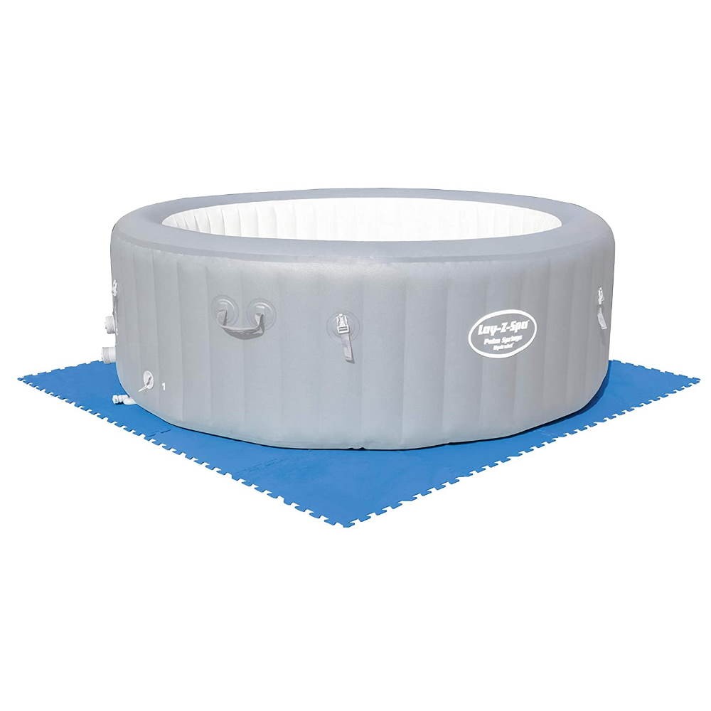 Tappeto protettivo sotto piscina 200x100 cm. blu Bestway