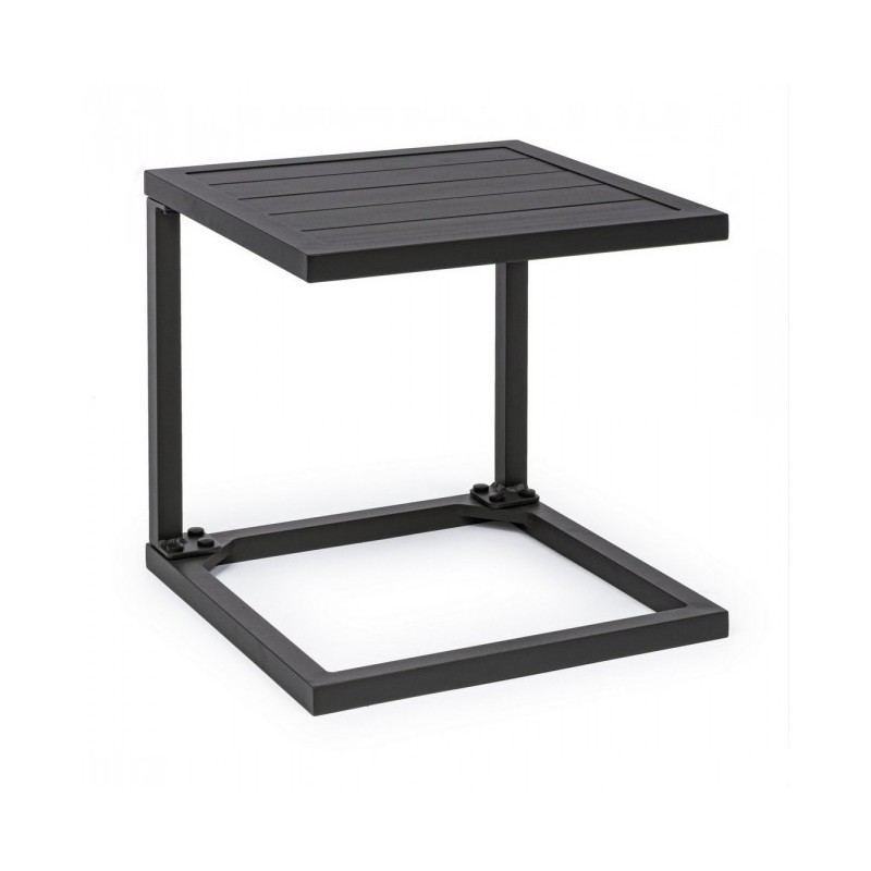 Tavolino da giardino Hilde 40x40 cm Antracite iperbriko