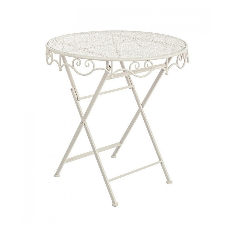 Tavolo Giselle classico crema D70 cm