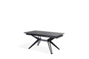 Tavolo allungabile grigio-negro 90 cm x 160-240  cm cm H. 76 cm
