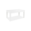 Tavolo allungabile in legno nobilitato bianco frassinato 160-320x90 cm