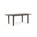 Tavolo per esterno allungabile in alluminio Caffè HILDE YK14 140-210x77x h75 cm