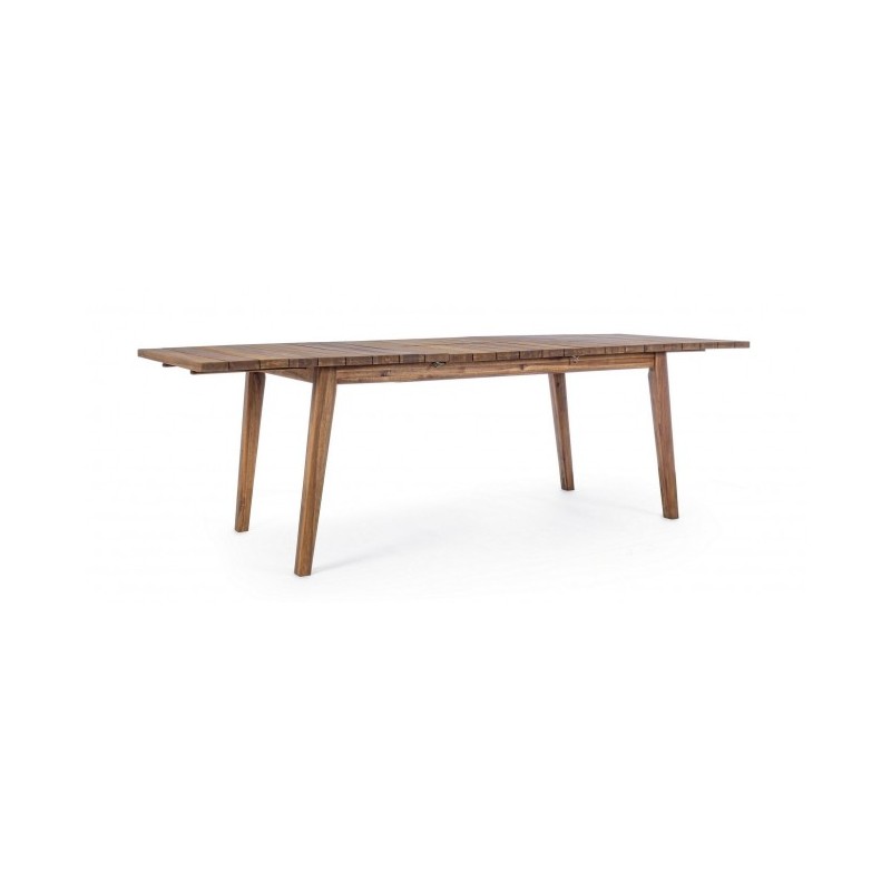 Tavolo per esterno allungabile in legno VARSAVIA 180-240x90x h76 cm