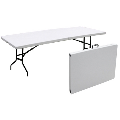 Tavolo pieghevole in plastica cm 183x74x74