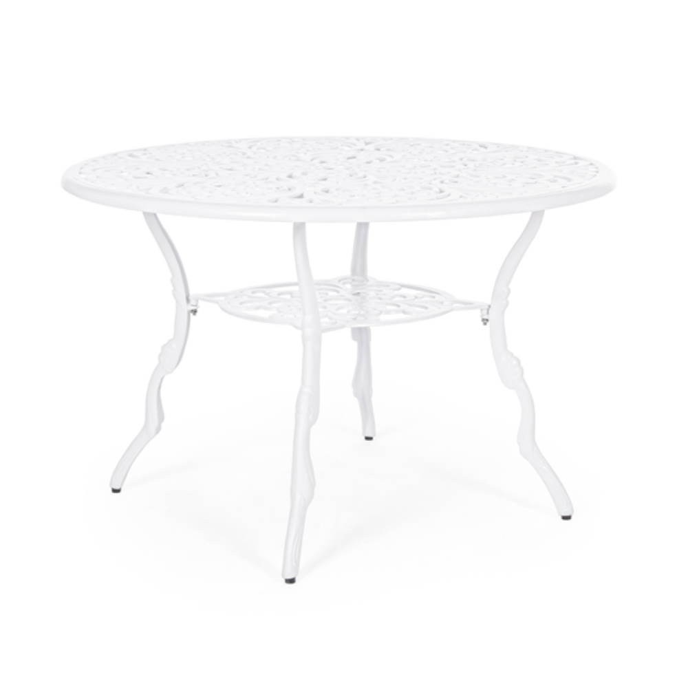 Tavolo tondo bianco diametro 110 cm. Victoria Bizzotto