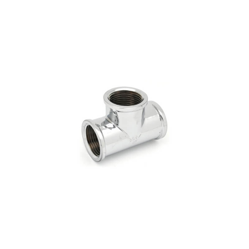 Tee Ff In Ottone Cromo Ibp 1/2&quot; -Conf Faidf