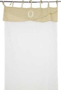 Tenda bianca con balza beige cu-2092 cm. 140 x 260