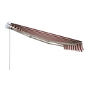 Tenda da sole inclinazione fissa Beige e Bordeaux ITACA 250x300 cm