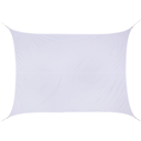 Tenda da sole rettangolare 3x4 m Tessuto Impermeabile - Colore: bianco