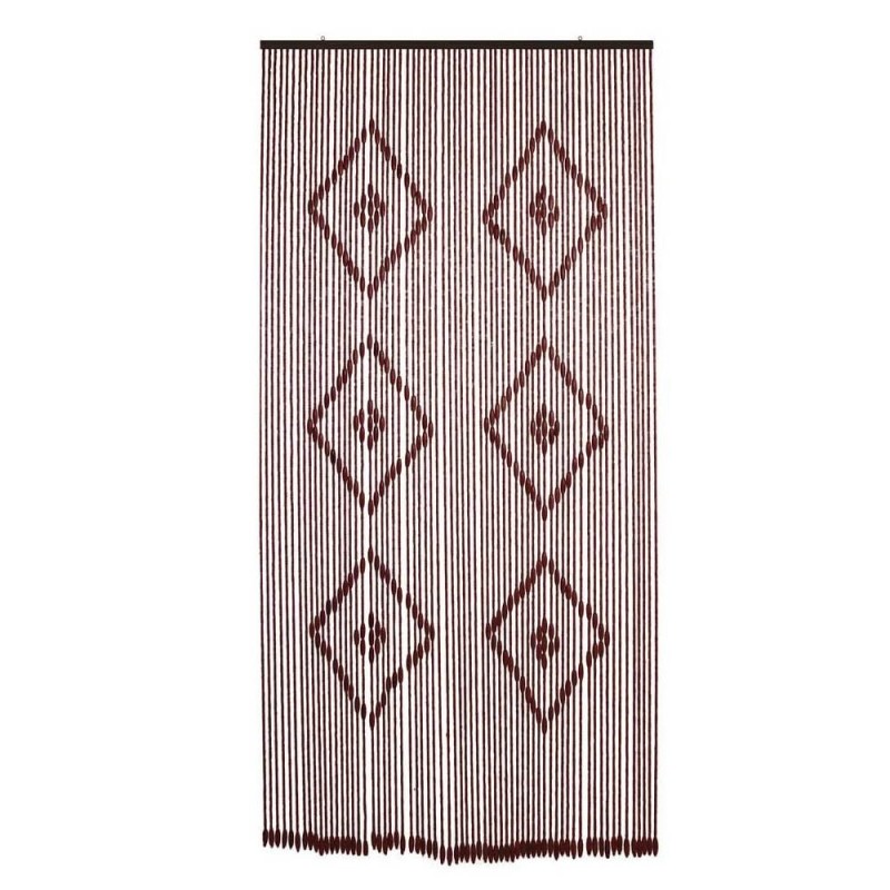 Tenda zanzariera in legno per interno ed esterno marrone 120 x 240 cm