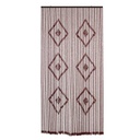 Tenda zanzariera in legno per interno ed esterno marrone 120 x 240 cm