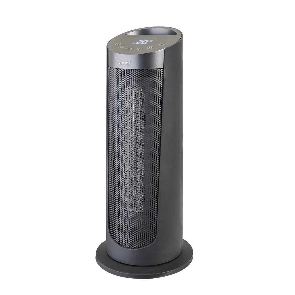 Termoventilatore PTC a Colonna con Wi-Fi - Potenza Regolabile, Controllo Vocale e Timer - Dimensioni: 185x450x185 mm
