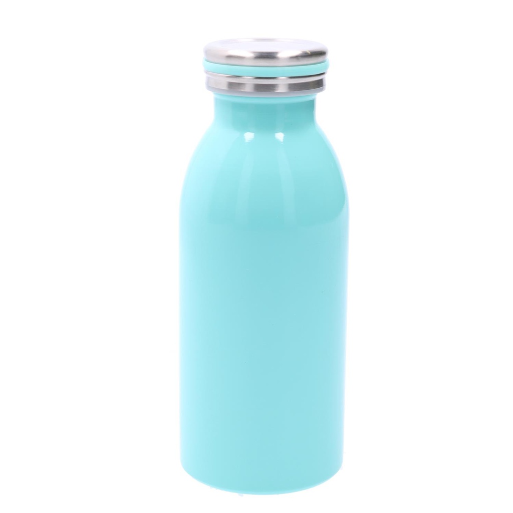 Thermos acciaio azzurro tondo 0,3L cm6,8x4,8h17,9