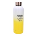 Thermos acciaio giallo tondo 0,5L cm7,5x3,5h22,5