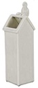 Vaso casetta uccellino grande dc-1026 cm. 13 x 13 h 43