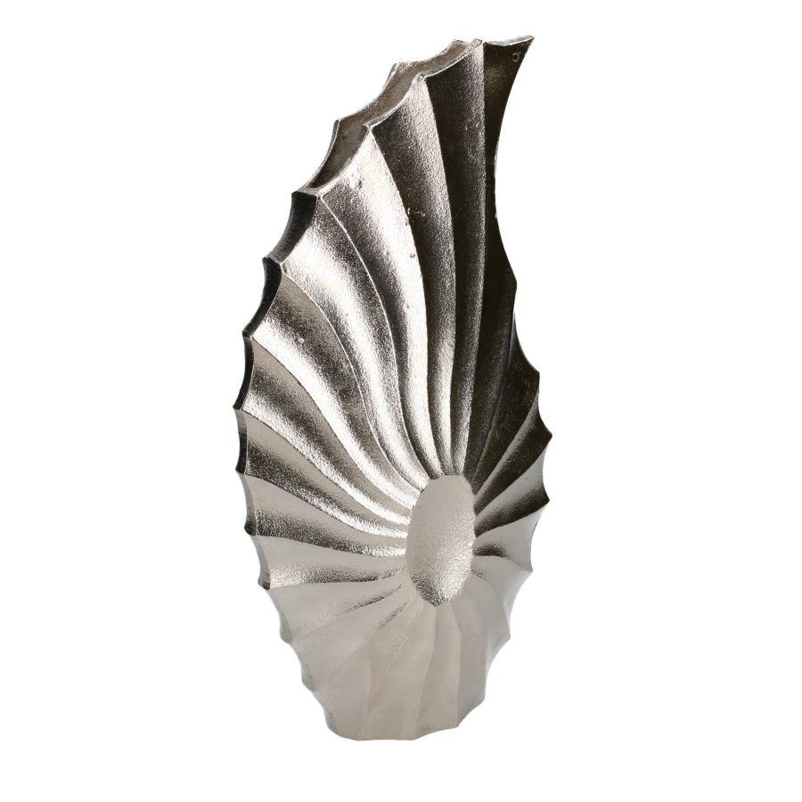 Vaso metallo argento cm23x9h42,5