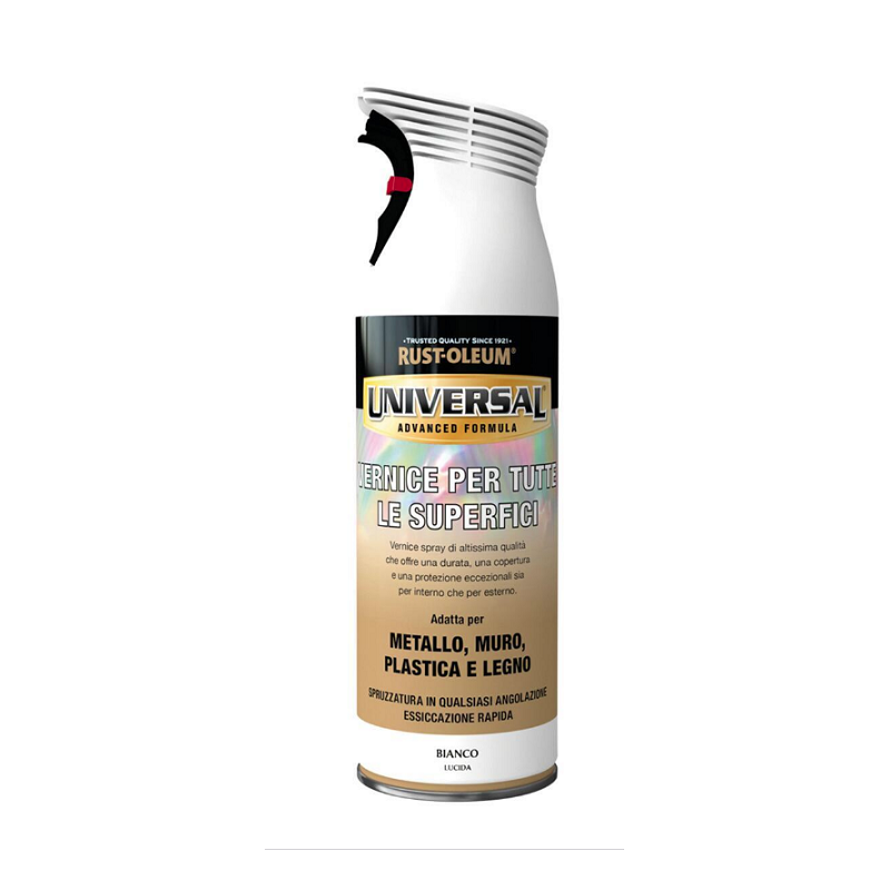Vernice Spray Universale Alta Qualità Colore Bianco 400ml