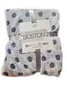 Coperta Matrimoniale Boston - 150 x 210 CM - Lavabile a 30° - 100% Poliestere