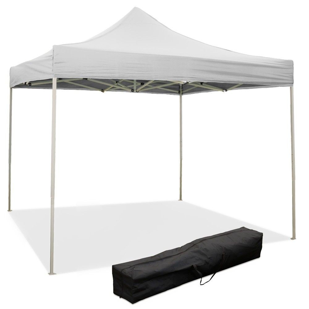 Gazebo richiudibile pieghevole 3 X 3 Bianco ricoperto in PVC impermeabile (copia)