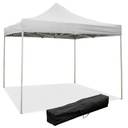 Gazebo richiudibile pieghevole 3 X 3 Bianco ricoperto in PVC impermeabile (copia)