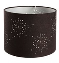 Lampadario paralume nero D.30x24
