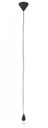 Lampadario E27 nero 120h x plastica