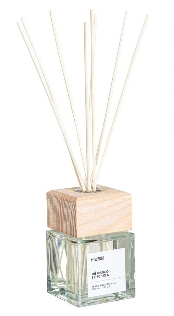 3x Diffusore fragranza orchidea bianca 7x7x9,48h