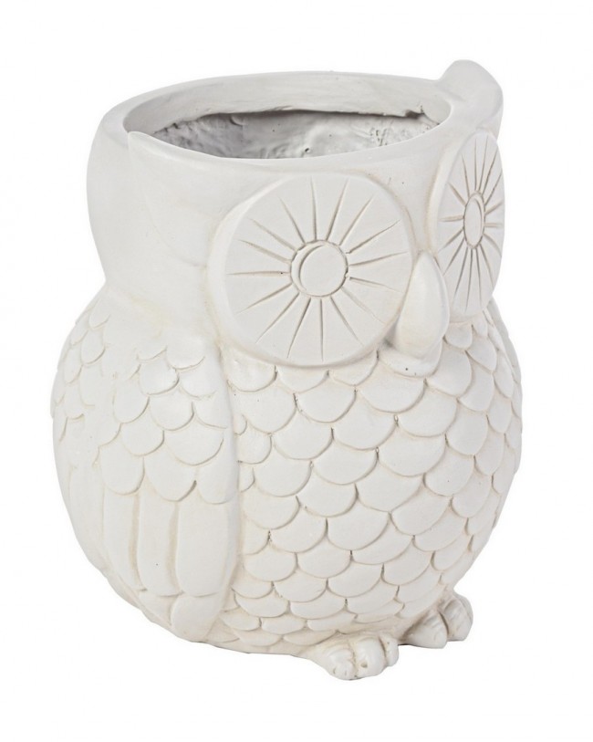 4x Vaso civetta D.26 x 31h in fibra di argilla