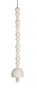 Lampadario funky 12x12x66h in ceramica