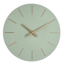 2x Orologio da parete salvia D.60x5h in legno