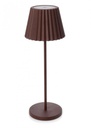 Lampada tavolo led marrone D.12,5 x 36h in metallo
