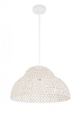 4x Lampadario bianco sagomato D.50x27h