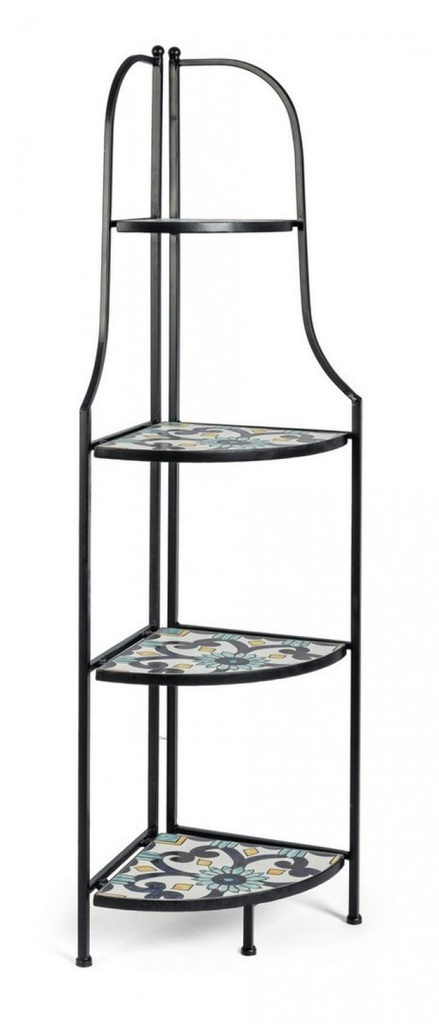 Angoliera pieghevole 41x28x131 cm in metallo