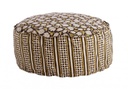 Pouf nero tulipano rombo D.65x25h