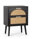 Cassettiera nera 45x30x60 in legno