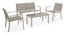 Salotto tortora 58x60.5x75 cm