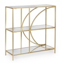 Libreria in vetro 81x31x87 cm