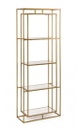 Libreria in vetro 68x28x172.5 cm