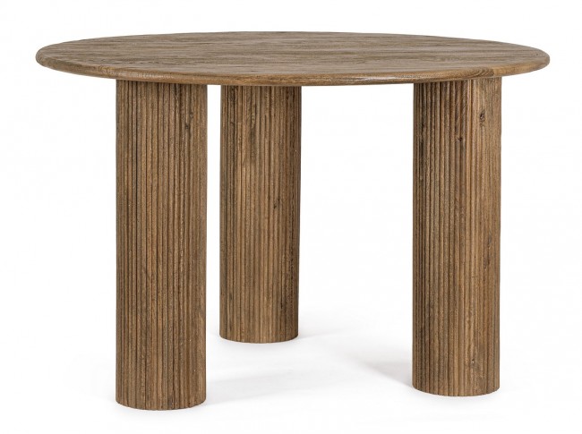 Tavolo Dacca brown D.120 x 77 h in legno