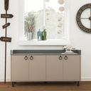 Madia tortora antracite 140x36x80