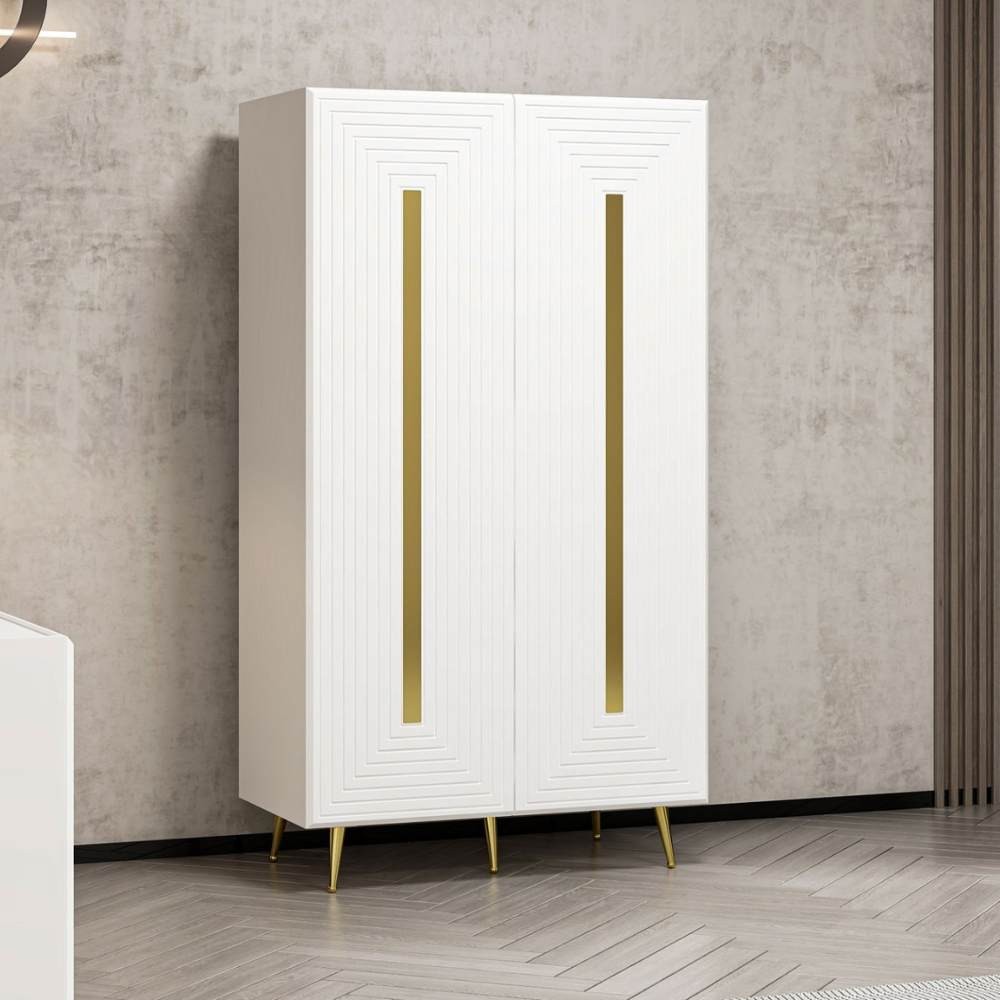 Armadio multiuso bianco 90x47x164