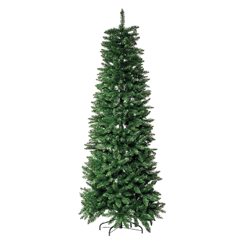  Albero Di Natale Leon Slim H.240 Cm - Base 95 Cm - 1348 Rami