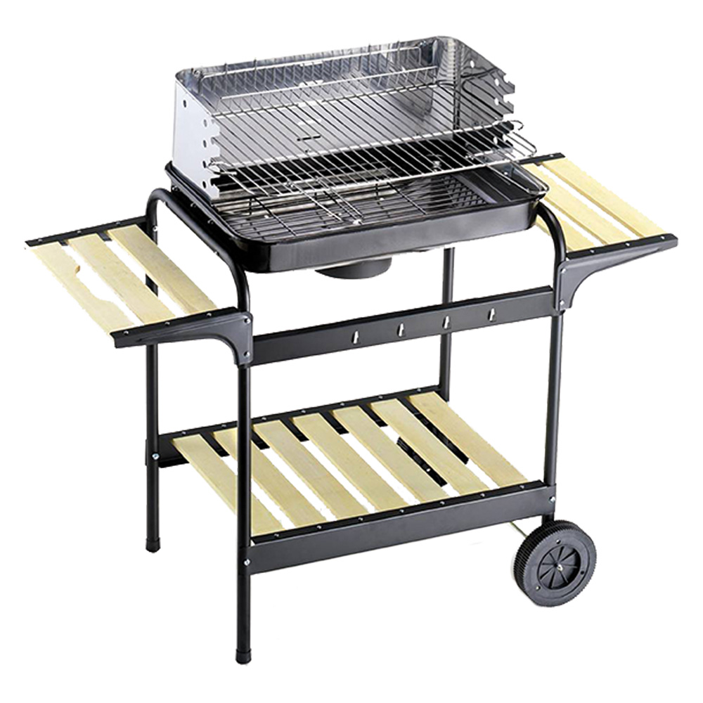  Barbecue 60-40 Green-X Cm 58 X 38 - Paravento Inox Ompagrill