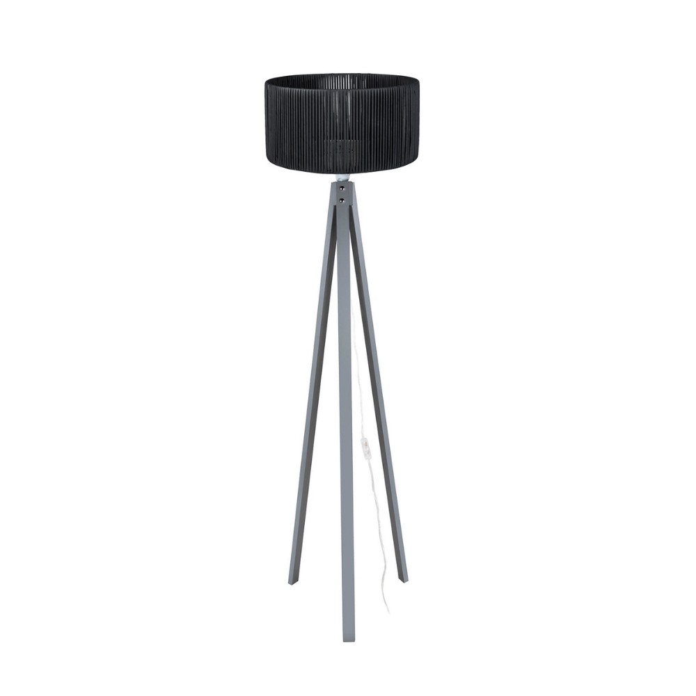 Lampada da terra 20x40 cm paralume nero